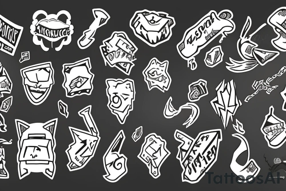 overcoming an obstacle tattoo idea