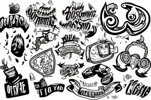 overcoming an obstacle tattoo idea