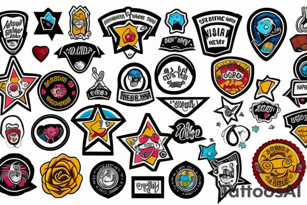 a badge tattoo idea