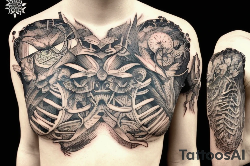 a forest tattoo idea