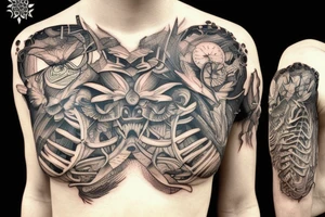 a forest tattoo idea