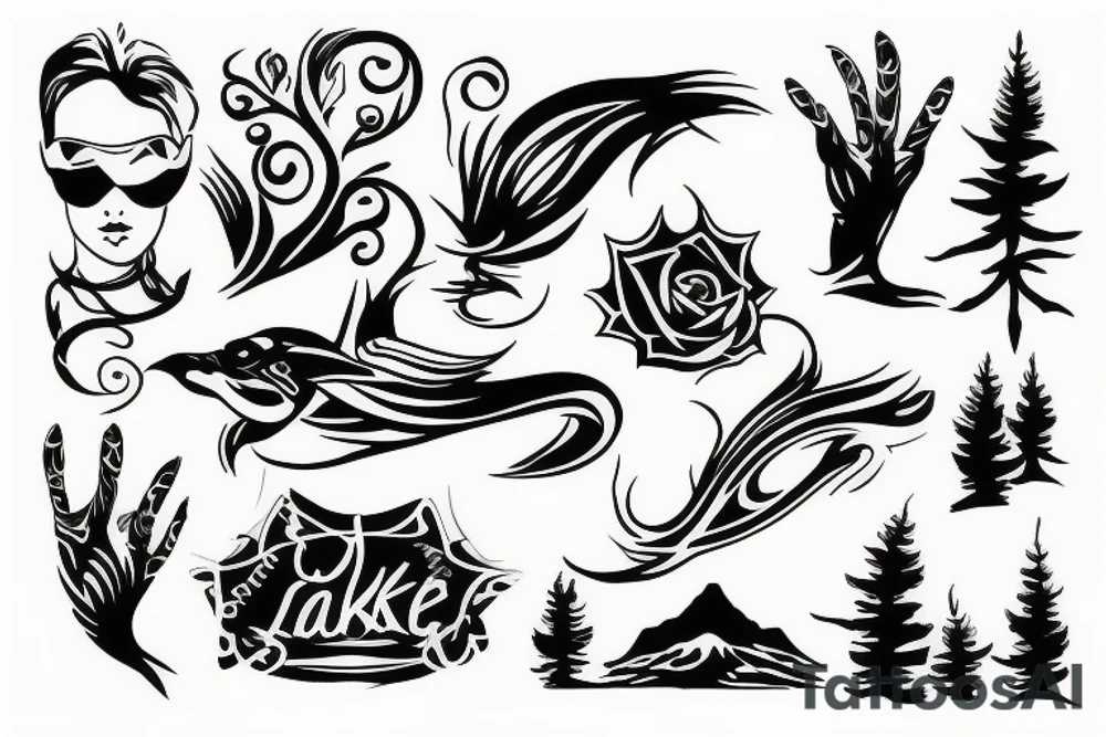 lake tahoe tattoo idea