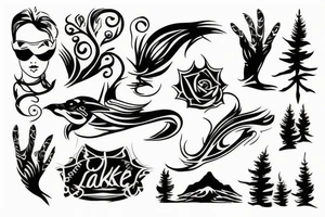 lake tahoe tattoo idea