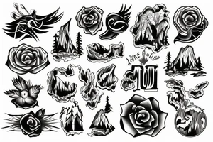 lake tahoe tattoo idea
