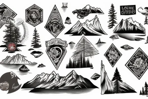 lake tahoe tattoo idea