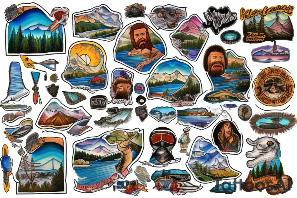 lake tahoe tattoo idea