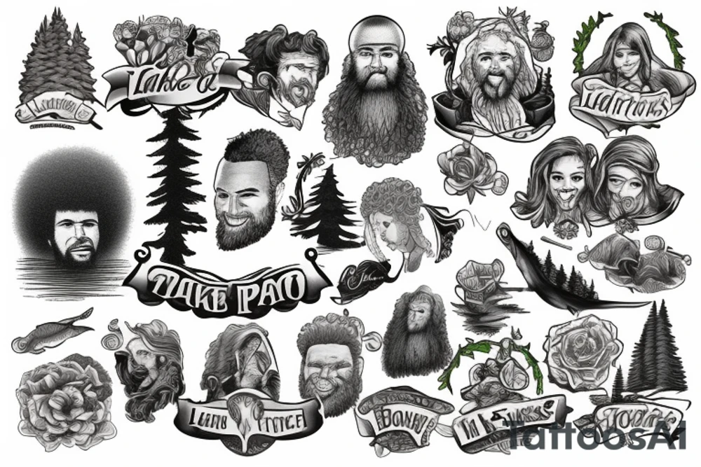 lake tahoe tattoo idea