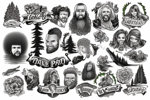 lake tahoe tattoo idea