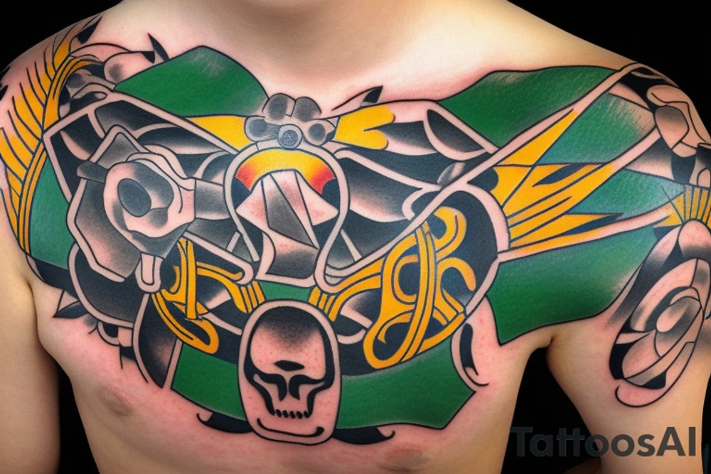 purepecha flag FLAG tattoo idea