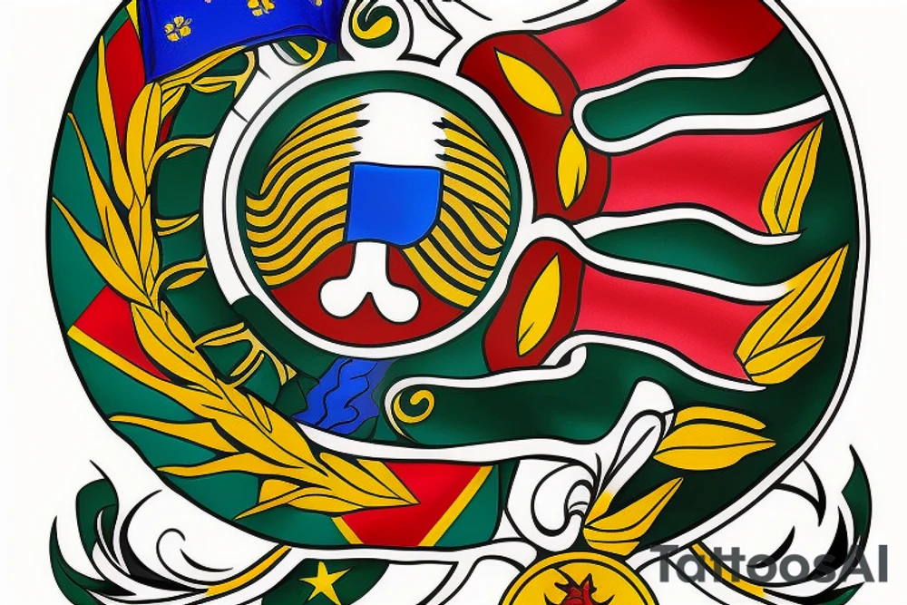purepecha flag FLAG tattoo idea