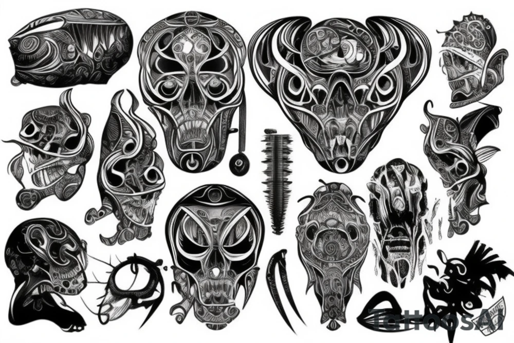 Býk  na rameno tattoo idea