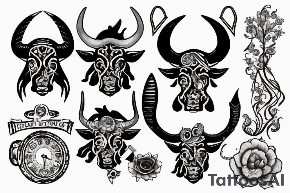 Taurus tattoo idea