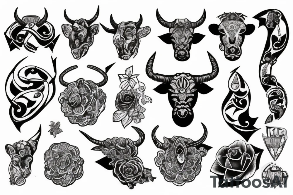 Taurus tattoo idea