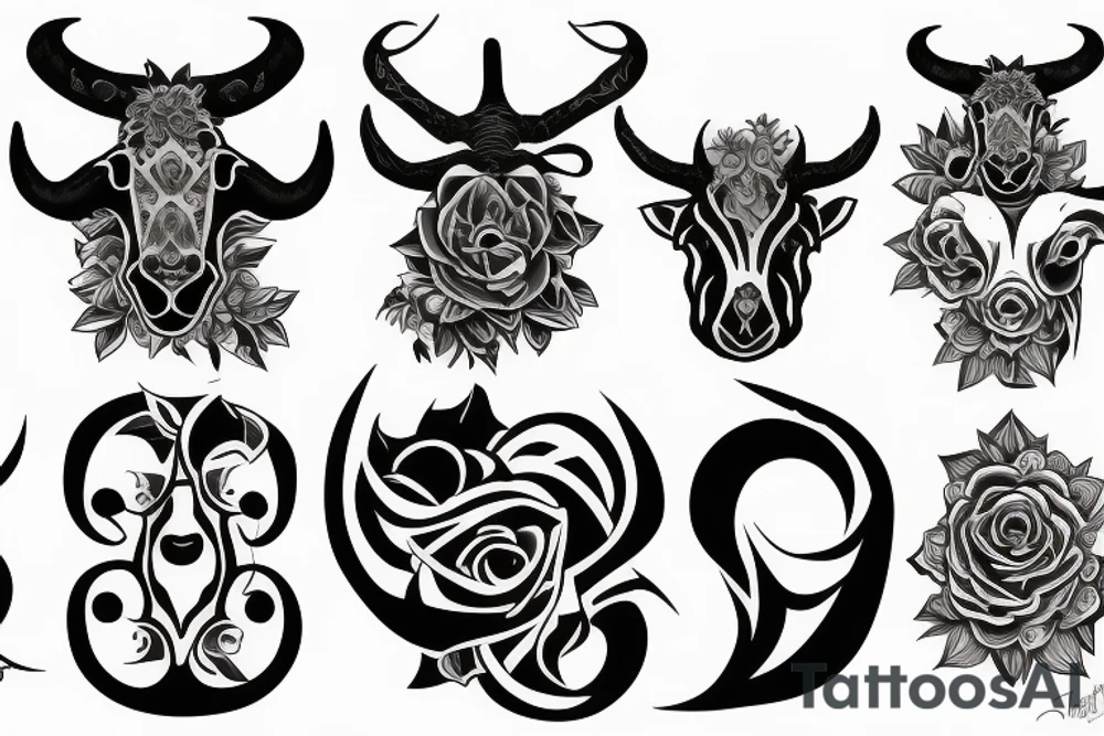 Taurus tattoo idea