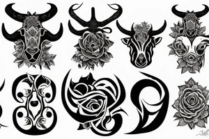 Taurus tattoo idea