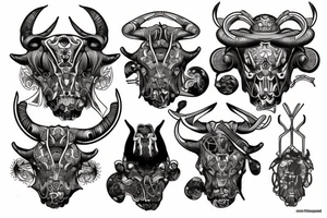 Taurus tattoo idea