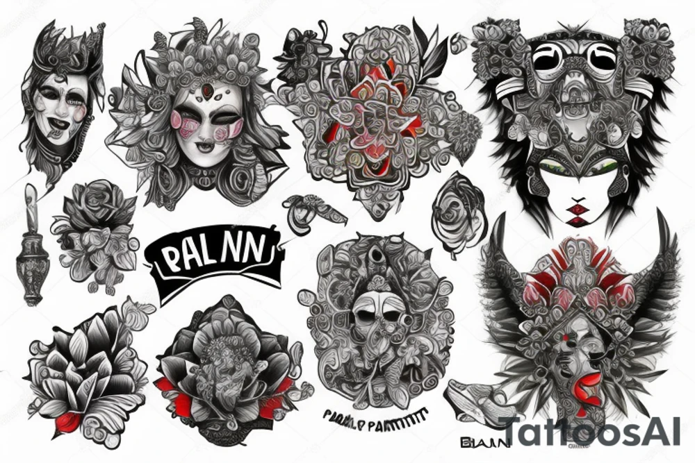 PARTİ VEREN YALNIZ BALİNA tattoo idea