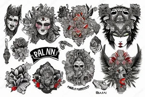 PARTİ VEREN YALNIZ BALİNA tattoo idea