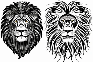 Un lion DJ qui mixe tattoo idea