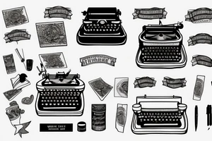 Underwood typewriter tattoo idea