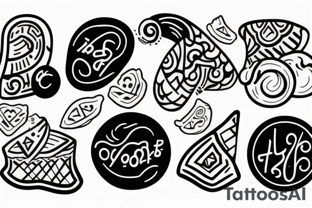 fortune cookie tattoo idea