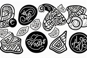 fortune cookie tattoo idea