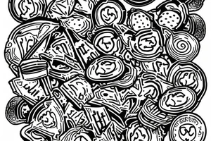 fortune cookie tattoo idea