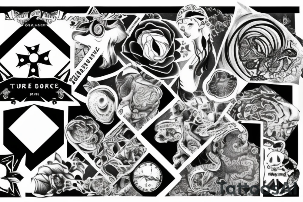 true north tattoo idea
