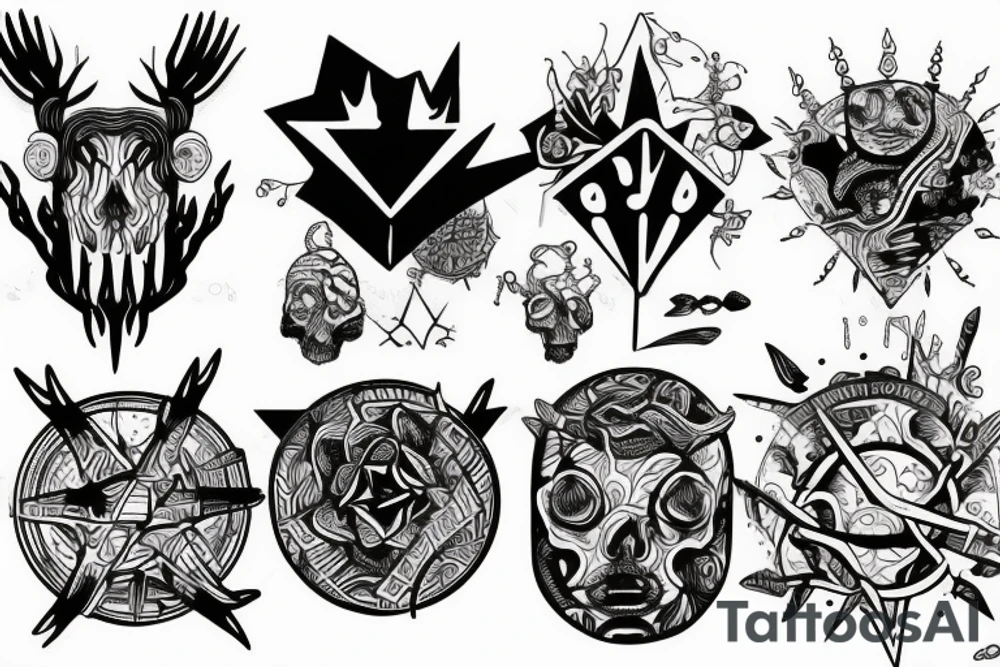 true north tattoo idea
