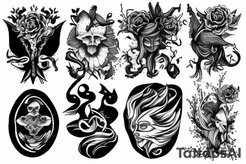 north tattoo idea