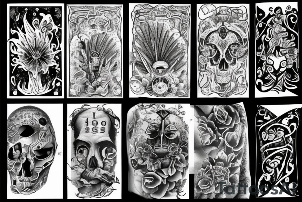 north tattoo idea
