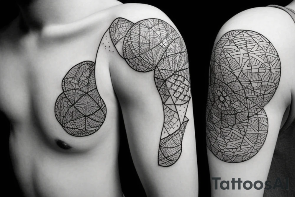 north, east, south, west tattoo idea