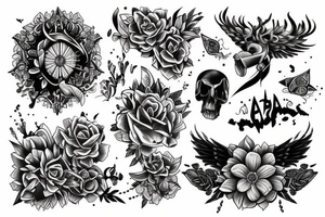 Live life shoulder tattoo with fine lines tattoo idea