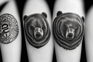 Three bear cubs tattoo idea
