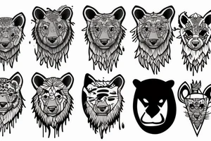 Three cubs tattoo idea