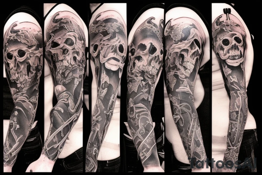 Death comes for us all tattoo idea