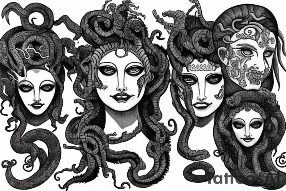 Gorgone Medusa. tattoo idea