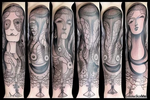 Méduse murtola caravage tattoo idea