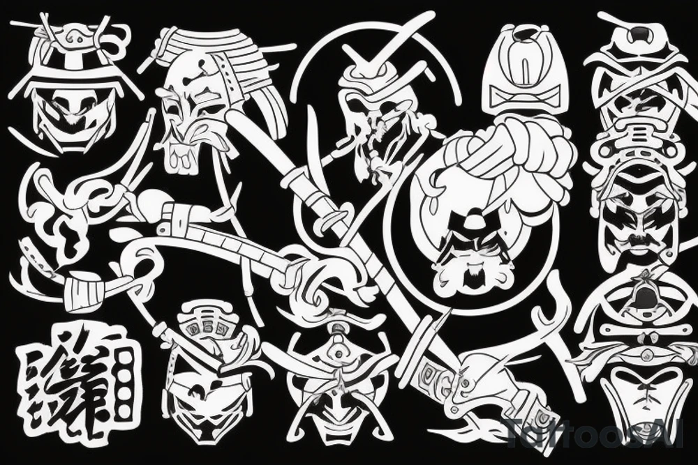 "a samurai has no goal, there is only a way" tattoo idea