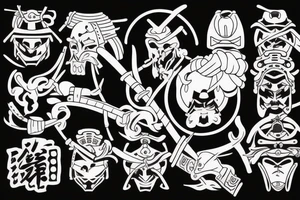 "a samurai has no goal, there is only a way" tattoo idea