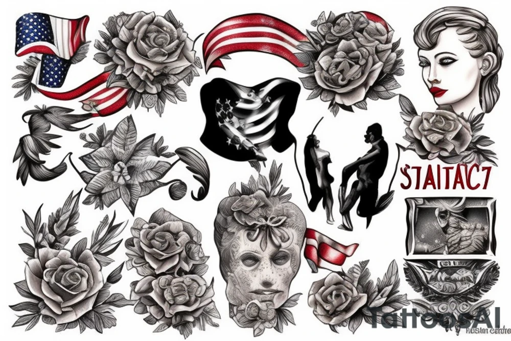 Statut de la liberté tattoo idea
