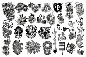 university and school tattoo idea