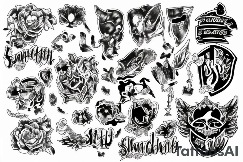 university and school tattoo idea