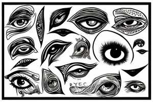 Cibernetic all seeing eye tattoo idea