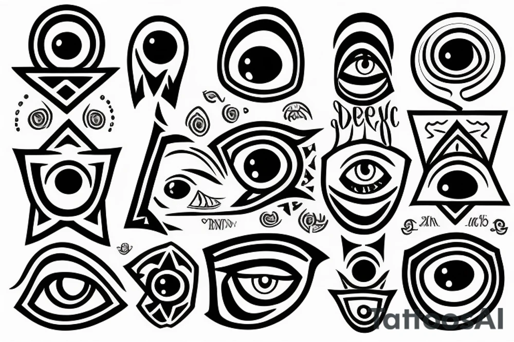 Cibernetic all seeing eye tattoo idea