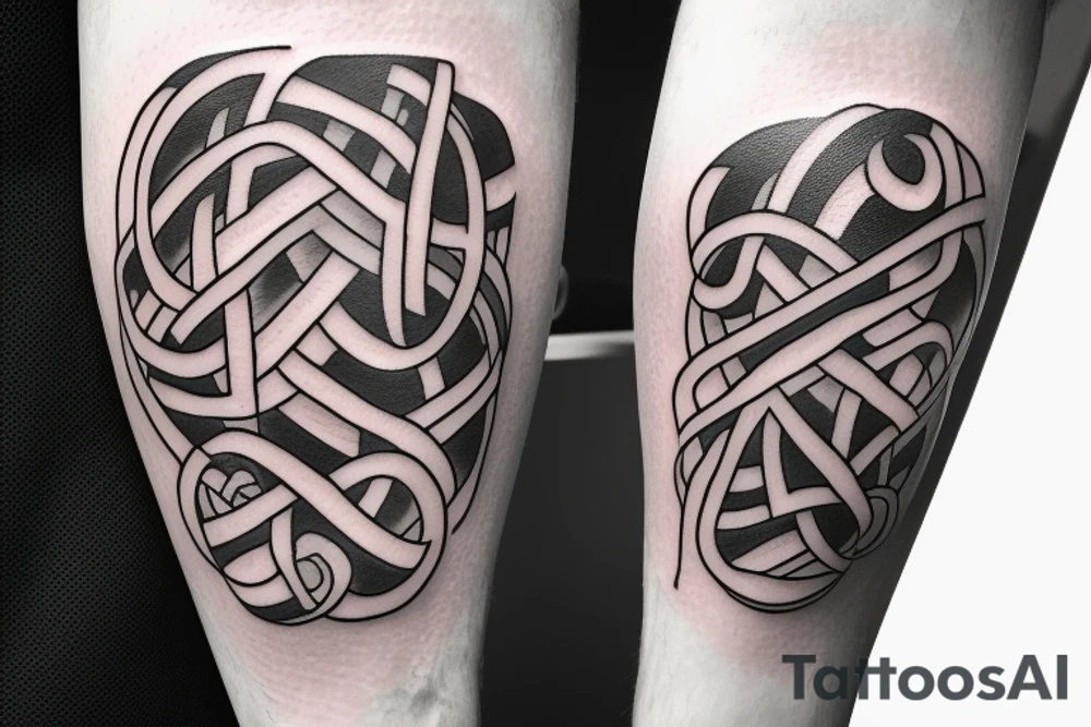 A tattoo that has the symbol & that looks like an infinity and a semicolon. tattoo idea