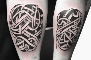 A tattoo that has the symbol & that looks like an infinity and a semicolon. tattoo idea
