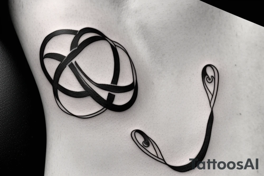 A tattoo that has the symbol & that looks like an infinity and a semicolon. tattoo idea
