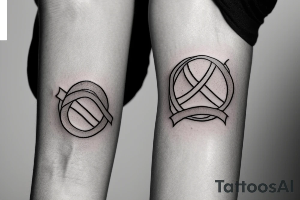 A tattoo that has the symbol & that looks like an infinity and a semicolon. tattoo idea