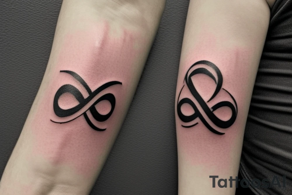 A tattoo that has the symbol & that looks like an infinity and a semicolon. tattoo idea